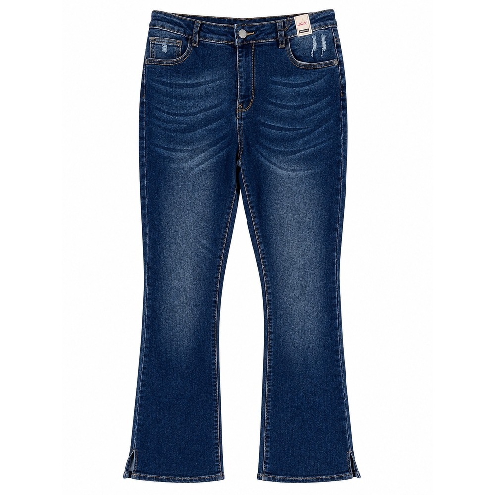 NWT Swakaki Dark Wash Bootcut Jeans Size Large Y2K Western Cowgirl Stretch